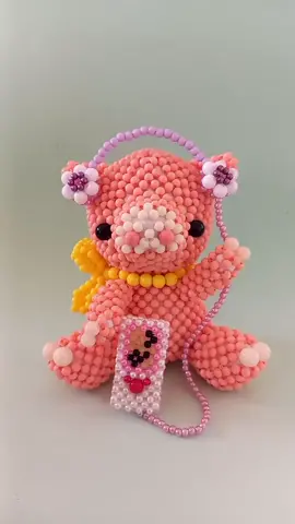 #beadedtoy #toys #pig #miçangas #amigurumi #beadsdoll #beads #bichinhosfofinhos #bichinhosdemicangas  #CarnavalTikTok 