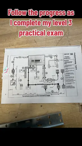 Come with me to complete my level 3 practical exam #fyp #sparky #sparkylife #electrician #apprentice #electricalapprentice 