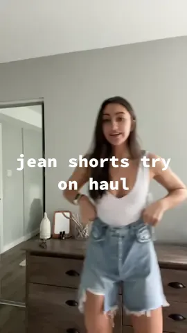 why is finding good jean shorts such an extreme sport 🫠 fingers crossed the agolde in a 25 work 🤞🏽 #agoldejeans #agoldeshorts #levisshorts #jeanshorts #tryonhaul 