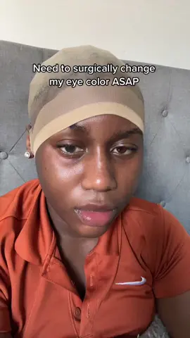 No cause waaaaa #eyecolor #baldcapmethod #blackgirleyes😍 #doingmyhair #doingmyhairbymyself #eyecolorchange 