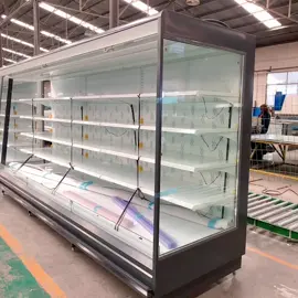 Air curtain cabinet#chinafactoryprice #supermarketfreezers #sanaofreezer 