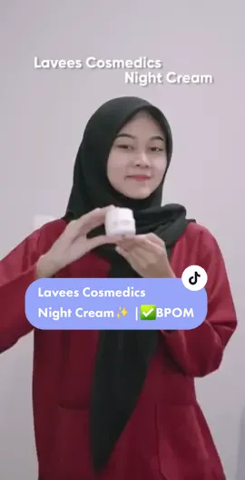 Night Cream Formulated Glowhite Series (Krim Malam Flek) mengandung vitamin dan zat penghilang flek yang diformulasikan khusus dokter ahli berdasarkan riset 8 tahun terakhir dan cocok untuk kulit orang Indonesia.#laveescosmedics #lavees 