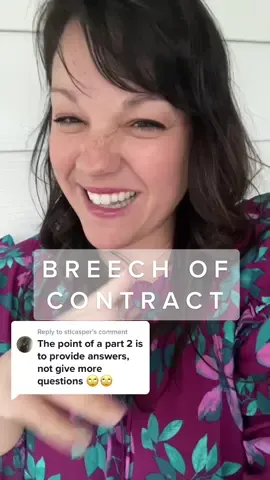 Replying to @stlcasper #contractual #contracts #breechofcontract #release #realestate #realtortok 
