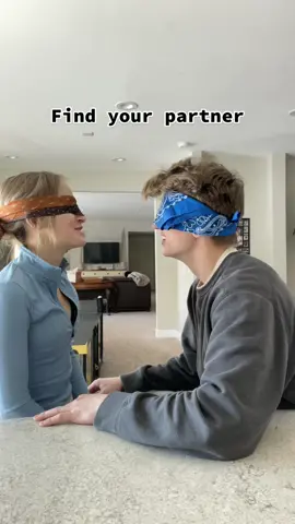 Apparently my lips feel like plastic 🤣 #kiss #fypシ #funny #blindfolded #findyourpartner #couples 