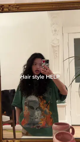 WHICH OPTION!? Or none 🥲 #hairstyle #haircut #hairstylechange #hairtransformation 