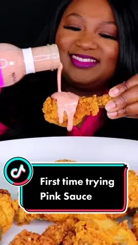 TRYING PINK SAUCE FOR THE FIRST TIME ‼️#pinksauce #pinksaucereview #pinksaucewalmart #Foodie #foodietiktok #FoodTok #foodreview #foodreaction #mukbang #mukbangeatingshow #tiktokmademetryit #eatingshow #foodcritic 