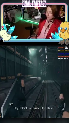 Tifa doesn't know that we're NEVER lost #Twitch#gaming#funny