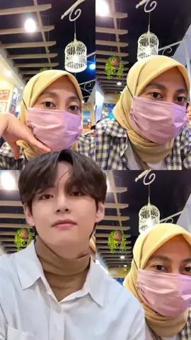 hehehe #kimtaehyung#happy#btsarmy#janganganggu 