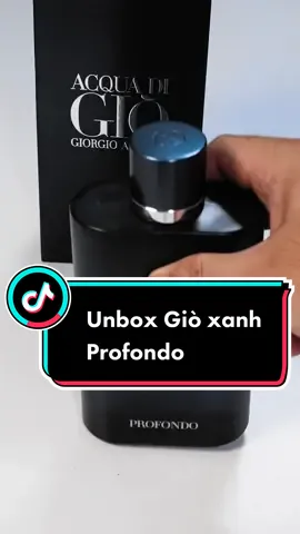Unbox Giò Xanh Profondo. Tươi mát cho ngày hè. Nghiện nước hoa chính hãng! #citrusperfume #goclamdep #reviewlamdep #BeautyTok #unboxing 