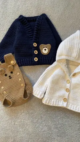 been making some super cute baby wear #crochet #crochetersoftiktok #babycrochet #crochetromper #fyp 