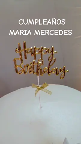 En el cumpleaños de María Mercedes 