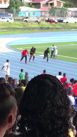 man running and falling down and getting up back to finish the race 😎