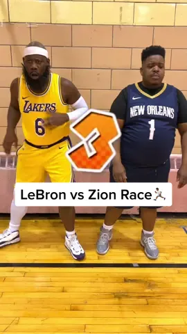 LeBron vs Zion Race w/ @ajcarter5252  #nbaallstarweekend #lebronjames #zionwilliamson #nbaallstar #teamlebron #nbaallstardraft #racing #Running #go #kiaskills #mariokart 