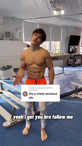 Try it out 🫡 🦾 #chestdayworkout #chestday #strength #strengthtraining #uiuc #GymTok #gymnastics #gymnast #benchpress 