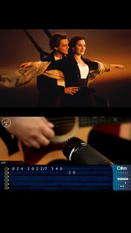 titanic theme #tutorial #guitar #guitarcover 
