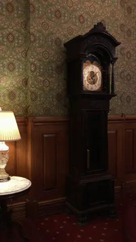 Tick Tock..  #antique #victorian #clock #wallpaper #ticktock #tiktok #scary #antiquehouse #grandfatherclock 