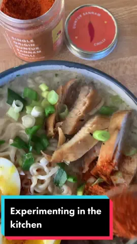 Kitchen experiments the past few weeks, jazzing up some ramen with @diasporaco chillis, making 🇯🇵 karaage & jollof rice with @poksspices collab with @burlapandbarrel  #homemade #homecooking #cooking 