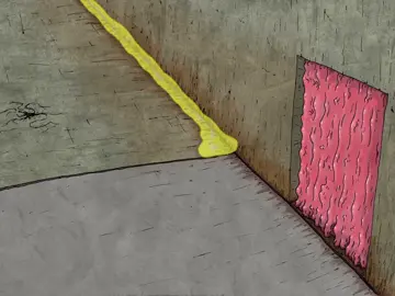 Wiggle Room 3 #animated #weird #animation #surreal #horror #comedy #dark #darkhumour #art #room #cozy #fun #worm #basement #bedroom 
