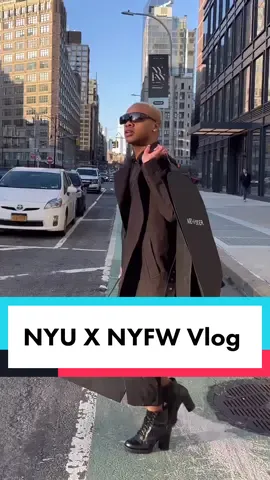 Living a double life & doing it fashionably 💃🏽 That’s a wrap on spring fashion week 🥳#nyfw #nyu 