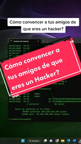 cómo convencer a tus amigos de que eres un hacker? #ciberseguridad #hacking #pentesting #cybersecurity 
