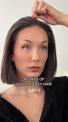 10 Days of Quick & Easy Hairstyles: DAY 1 ✨ #quickhairstyles #quickhairstylesforshorthair #easyhairstyles #hairstyles #hairtok #hairstylesforshorthair 