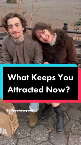 What keeps you attracted to each other now? #nyc #inlove #relationshipadvice #cutecouples 