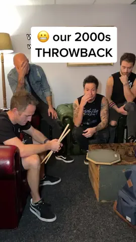 Our sweater-vest era apparently🤣 Please show us your throwbacks with this song so we know we’re not the only ones🙈 #throwback #imsorryicantbeperfect #perfect #icantbeperfect #simpleplan #band #poppunk #fashion #fashionthrowback #nostalgia #nostalgic #2000s #2000sthrowback 