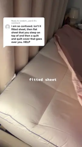 Replying to @random_user2.5 just how I make my bed!! Duvets are so hard to get on and off! #howtomakebed #beddinghack #topsheets #flatsheets 