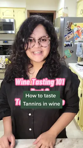 Wine Tasting 101  Tatsing Tannins Tannins can be confusing at first but very interesting once you know what to look for. Here, I breakdown Tannins and how to taste them. Watch the whole series to get a 101 course on Tasting wine the right way. #winetasting #wine101 #wineeducators #wsetglobal #womeninwine 