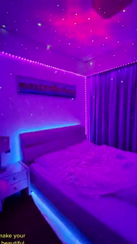 Install this led strip light in the room, the room becomes very beautiful😍😍#bedroomlight #ledstriplights #ledstrip #ledstrips 