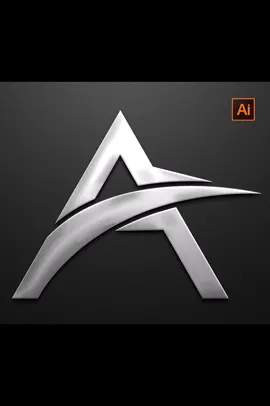 Letter A Logo Design Tutorial in Adobe illustrator  #adobeillustrator #logodesign #graphicdesign #letterdesign #tiktokusa #youtuber #viral #fyb #how