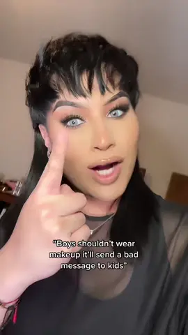 Mind your business Karen, it’s literally just some chapstick and mascara ❤️ #boysinmakeup #makeup #makeuptransformation #fthemkids #glam #lipgloss 
