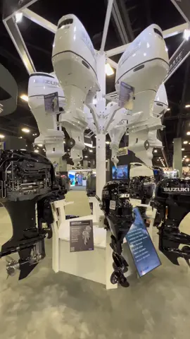Suzuki Marine outboard engine tree 🌲 #suzuki #suzukioutboards #mibs2023 #miamiboatshow