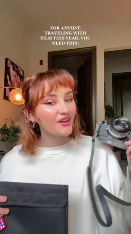 not sponsored but definitely eliminates having to have an awkward encounter with tsa asking them to handcheck my film for the millionth time 🥰 #35mmfilm #filmphotographer #filmcamera #filmphotography #photographytips #filmtips 