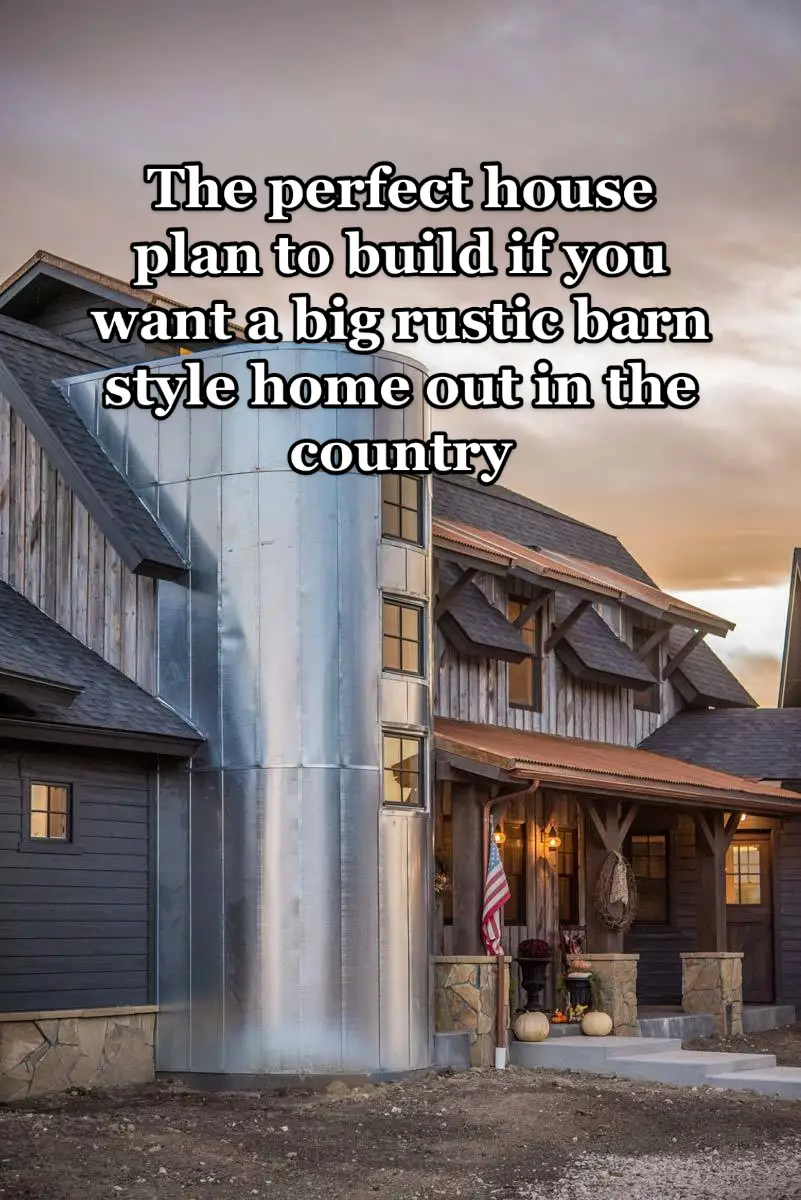 Plan 95043RW is literally the dream barn style house 🤍 Where would you build it? #adhouseplans #countrylife #barndo #barnhouse #houseplans #customhome #dreamhouse #westernstyle 