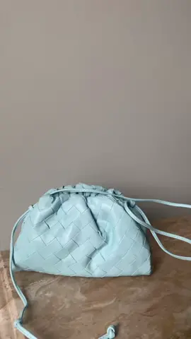 The deal that came with this bag >> PLUS the mosf PERFECT shade of baby blue 🥰 #fyp #bottegaveneta #foryou #unboxing #minipouch 