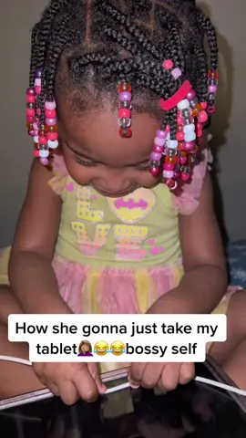 Babyself swear she runs everything 🙄😂😂#foryou # #explorepage # #toddlersoftiktok # #trending # #viraltiktok # #trending 