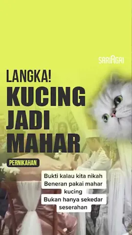 Biasanya mahar pernikahan berupa uang, perhiasan, atau seperangkat alat salat. Namun berbeda dengan pasangan yang kisahnya tengah viral ini. #sariagri