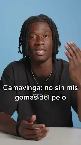 El pelo de @Eduardo Camavinga mola todo, pero no es lo más práctico para jugar al fútbol junto al @Real Madrid C.F. … 😅 |  #Camavinga #RealMadrid 
