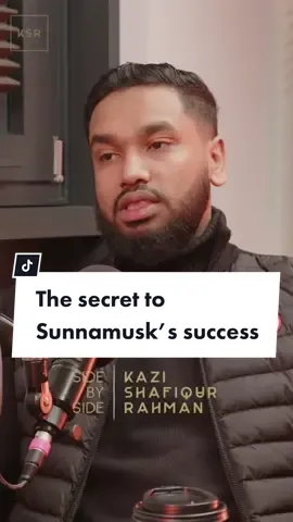 Here’s why Sunnamusk is a success… (SBS KSR Ep1) Link in bio #foryoupage #kazishafiqurrahman #business #controversial #opinion #kazi_abid #fyp #money #sidebyside #entrepreneur #london #podcast #secret 