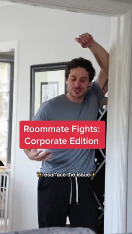 Roommate Fights: Corporate Edition w/ @corporatenatalie. When you work in tech, you develop a certain vernacular. It can bleed into all facets of your life, including arguments with roommates.  #workingintech #corporate #9to5 #fyp 