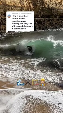 Respondendo a @Td my favorite type of constructions 🥰 #skimboarding #shorebreak 