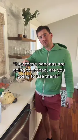 And that’s how all our bananas end up in smoothies or forgotten in the freezer  #momlife #MomsofTikTok #babiesoftiktok #toddlersoftiktok #marriedlife #husbandwifemomtok 