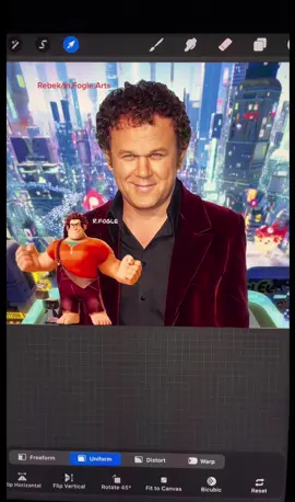 #johncreilly as #wreckitralph #fyp #art 