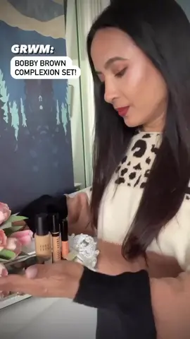 ✨GRWM: Using my new holy grail  @bobbibrown complexion routine set #mybobbibrowngiftedme  😍Happy Friday Eve friends!😍 These complexion products are so amazing to create the perfect base for my makeup. My skin felt smooth and hydrated, minimizing the pores, neutralized my under eye dark circles and dark spots and brightened my overall complexion as you can see at the end of my reel. This also helped my makeup to stay longer than usual, which is always a bonus! Products used:  1. VITAMIN ENRICHED FACE BASE: A multivitamin-enriched moisturizing primer for the face instantly nourishes, plumps, and preps skin with healthy hydration to improve the look of foundation.  2. SKIN CORRECTOR STICK: I am using shade: Peach. The glide-on color correcting stick helps to instantly neutralize discoloration/darks spots and brighten dark circles with skin-true coverage.  3. SKIN LONG-WEAR WEIGHTLESS FOUNDATION: I am using shade: Warm natural (W-056). This look as good as it feels—delivering a natural matte, real-skin finish that’s comfortable, breathable, and weightless. 4. SKIN FULL COVER CONCEALER: I am using shade: Warm Beige. A featherweight, full-coverage concealer that resists creasing and settling. Comfortable coverage offers a smooth, seamless, natural look.  #bobbibrown #fullcoveragemyway #skeepersfamily Link (not clickable- copy and paste): https://app.im.skeepers.io/c/hhrnm/r/hb9kl . . . #petitefactor  #makeup #makeuplooks #complexionperfection #makeuplover #makeupaddict  #makeuplookoftheday #easymakeuplook #naturalmakeuplook #beautylover #makeuponpoint #beautybloggers #houstonbloggers #houstoninfluencer #houstonbeautyblogger  #discoverunder5K #discoverunder10k  #microinfluencer #grwmmakeup #grwmreel #flawlessmakeuplook #makeuptransformation  #makeupreel #trendingreels #viralreels #makeuptutorials 