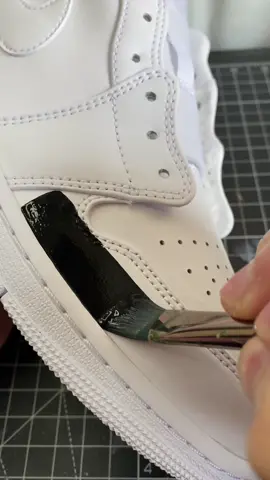 Satisfying paint strokes! 😩 #customshoes #icespice #viral