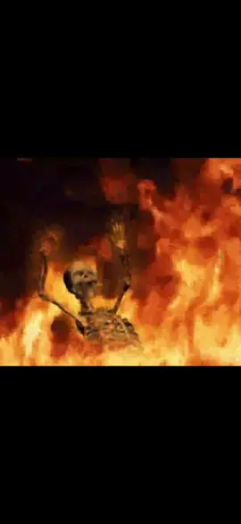 No caption #skeleton #fire #burning #perth 