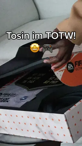 Tosin im TOTW! 🎮 Thanks, @EA SPORTS FIFA! 🙌🏽 #fcz #stadtclub #NieUsenandGah #AiyegunTosin #TOTW #fifa #easports  #unboxing 