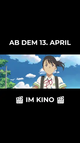 Erlebe Suzume ab dem 13. April in den Kinos! 🚪 #suzume #crunchyroll #anime