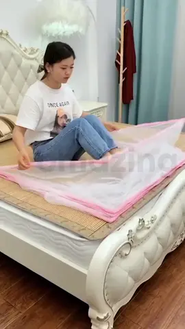 Foldable Mosquito Bed Net  #gadgets #kitchen #kitchengadgets #satisfying #easy #solution #cool #mosquito #bed #net #save #KitchenHacks #dailylifehacks